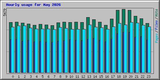 Hourly usage for May 2026